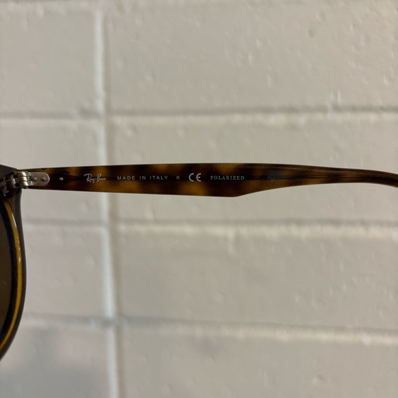 Ray Ban polarized round tort sunglasses main image 4